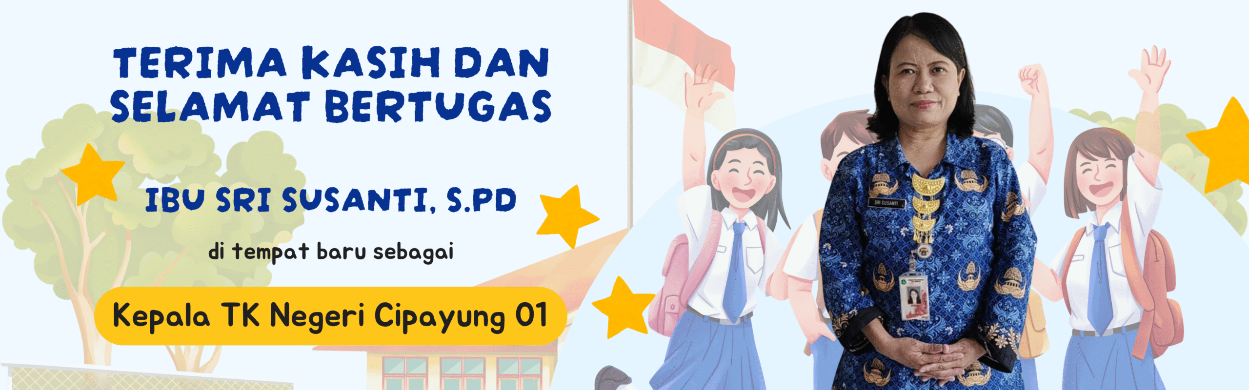 Terima Kasih atas Dedikasi Tanpa Batas Wakil Kepala Sekolah SDN Cijantung 01 Ibu Sri Susanti (1)